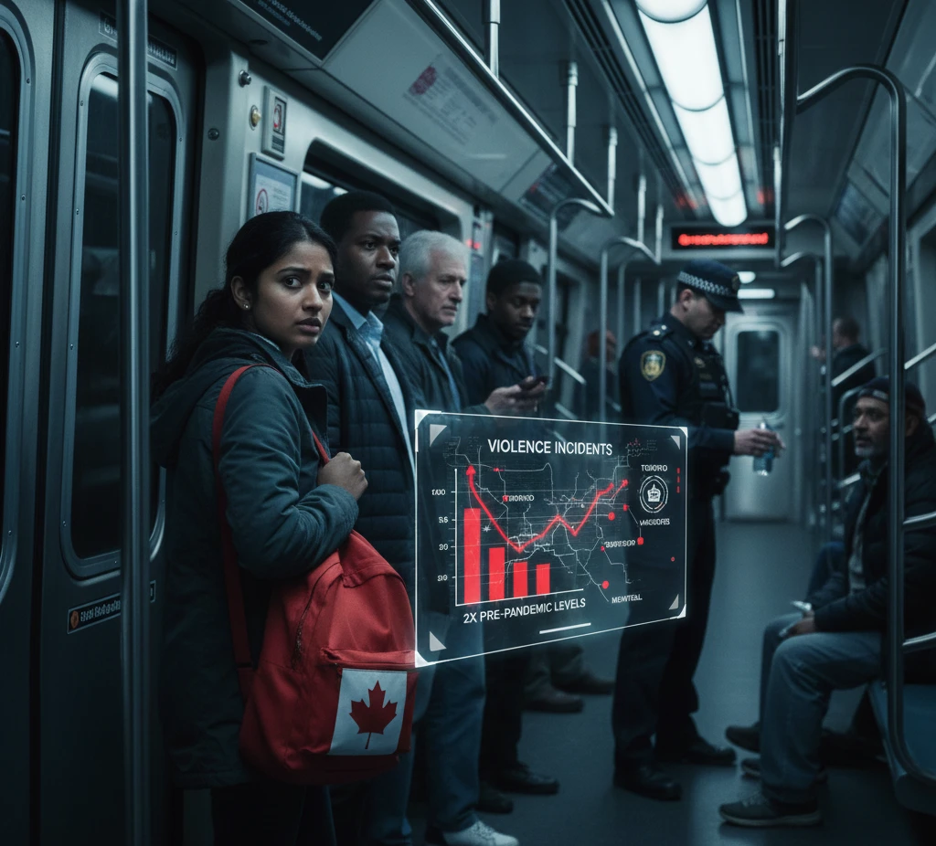 🚨 شبح العنف يُهدد أمان الركاب: تضاعف حوادث الاعتداءات في شبكات النقل العام الكندية